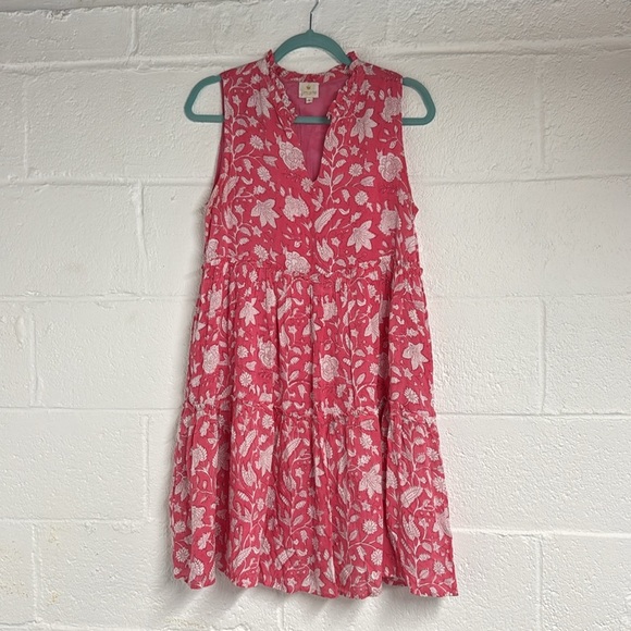 J Marie Dresses & Skirts - J Marie pink tiered dress size small